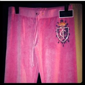Juicy velour pink pants